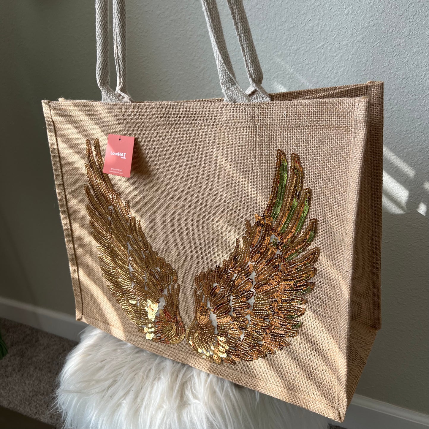 Bag De Juta Golden Wings